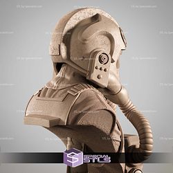 Elite Tie Fighter Portrait Bust 3D Printer Files