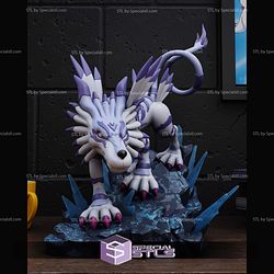 Garurumon Digimon 3D Printer Files
