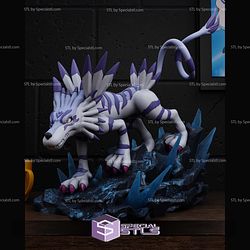 Garurumon Digimon 3D Printer Files