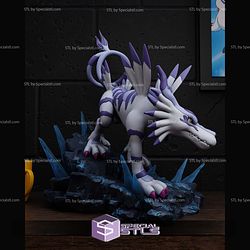 Garurumon Digimon 3D Printer Files