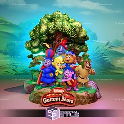 Gummi Bears Diorama 3D Printer Files