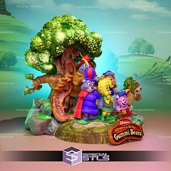 Gummi Bears Diorama 3D Printer Files
