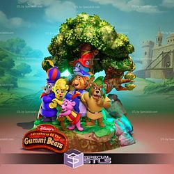 Gummi Bears Diorama 3D Printer Files