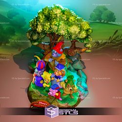 Gummi Bears Diorama 3D Printer Files