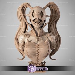 Harley Quinn Who Laughts Portrait Bust 3D Printer Files