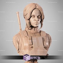 Jin Erso Portrait Bust 3D Printer Files