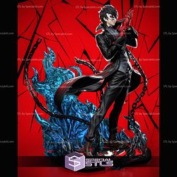 Joker Persona 5 with Glove 3D Printer Files