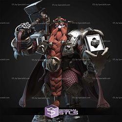 Magni Bronzebeard Warcraft 3D Printer Files