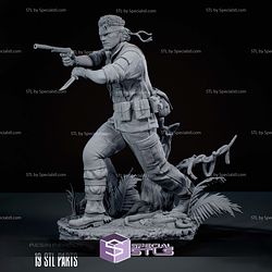 Metal Gear Solid Snake Jungle 3D Printer Files