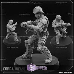 August 2025 Cyberpunk PapSikels Miniatures