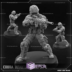 August 2025 Cyberpunk PapSikels Miniatures