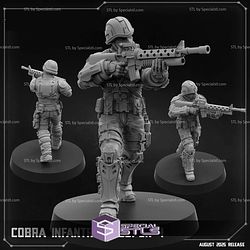 August 2025 Cyberpunk PapSikels Miniatures