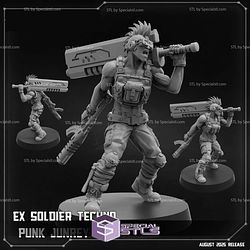 August 2025 Cyberpunk PapSikels Miniatures