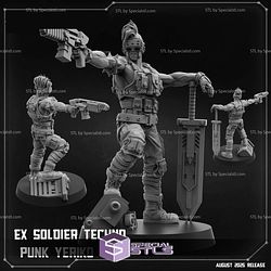 August 2025 Cyberpunk PapSikels Miniatures