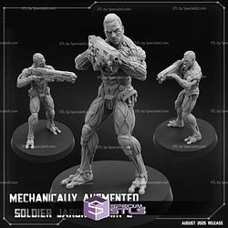 August 2025 Cyberpunk PapSikels Miniatures