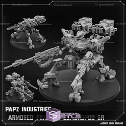 August 2025 Cyberpunk PapSikels Miniatures