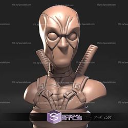 Mini Bust Character Collection STL Deadpool