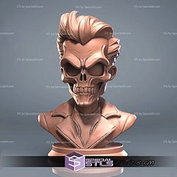 Mini Bust Character Collection STL Ghost Rider