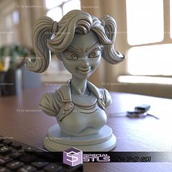 Mini Bust Character Collection STL Harley Quinn