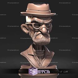 Mini Bust Character Collection STL Heisenberg