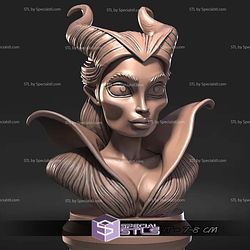 Mini Bust Character Collection STL Maleficent