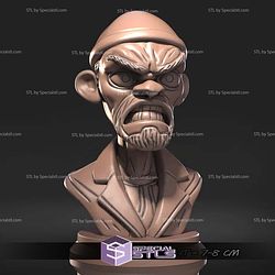 Mini Bust Character Collection STL Samuel L Jackson