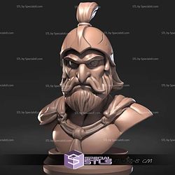 Mini Bust Character Collection STL Spartan
