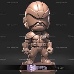 Mini Character Collection STL Judge Dredd