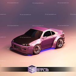 Model Kit Car STL Files Silvia S15 200SX Rocket Bunny