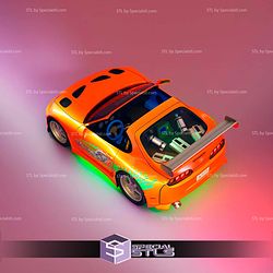 Model Kit Car STL Files Supra Fast and Furious