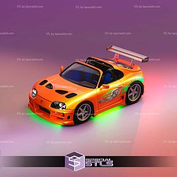Model Kit Car STL Files Supra Fast and Furious