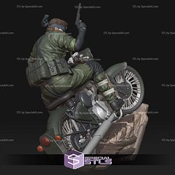 Naked Snake on Motor 3D Printer Files