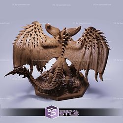 Nergigante Demon Monster Hunter 3D Printer Files