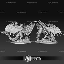 Nergigante Demon Monster Hunter 3D Printer Files