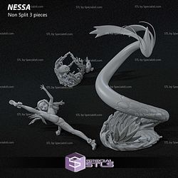 Nessa and Nessa Kick Pose 3D Printer Files