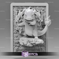Pokemon 3D Card Collection Charmander V2 STL