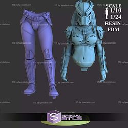 Predator Girl Standalone 3D Printer Files