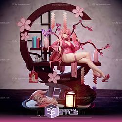 Qipao Yae Miko Genshin Impact 3D Printer Files