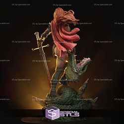Red Sonja Defeat Demon 3D Printer Files