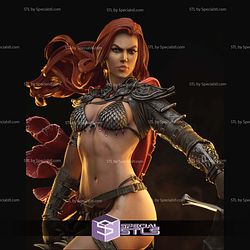 Red Sonja Defeat Demon 3D Printer Files