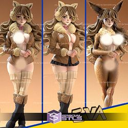 Shiny Eva Eevee Pokemon Girl 3D Printer Files