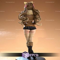 Shiny Eva Eevee Pokemon Girl 3D Printer Files