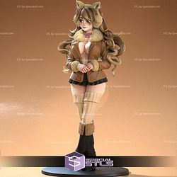 Shiny Eva Eevee Pokemon Girl 3D Printer Files
