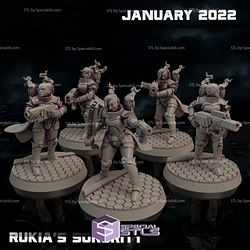 January 2022 Cyber Forge Miniatures