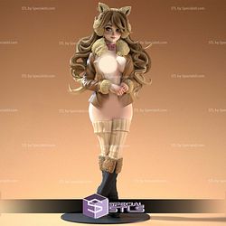Shiny Eva Eevee Pokemon Girl 3D Printer Files