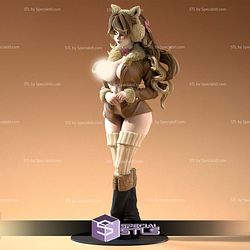 Shiny Eva Eevee Pokemon Girl 3D Printer Files