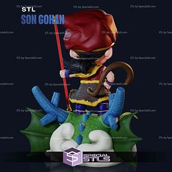 Son Gohan Monkey King Chibi 3D Printer Files