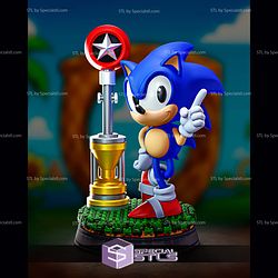 Sonic The Hedgehog Classic 3D Printer Files