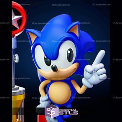 Sonic The Hedgehog Classic 3D Printer Files