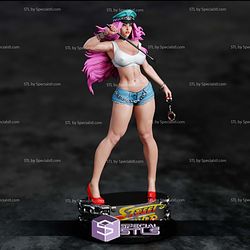 Street Fighter Poison Police 3D Printer Files